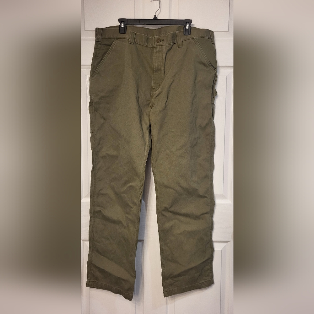 Carhartt Utility Work Pants Green Size 42x34